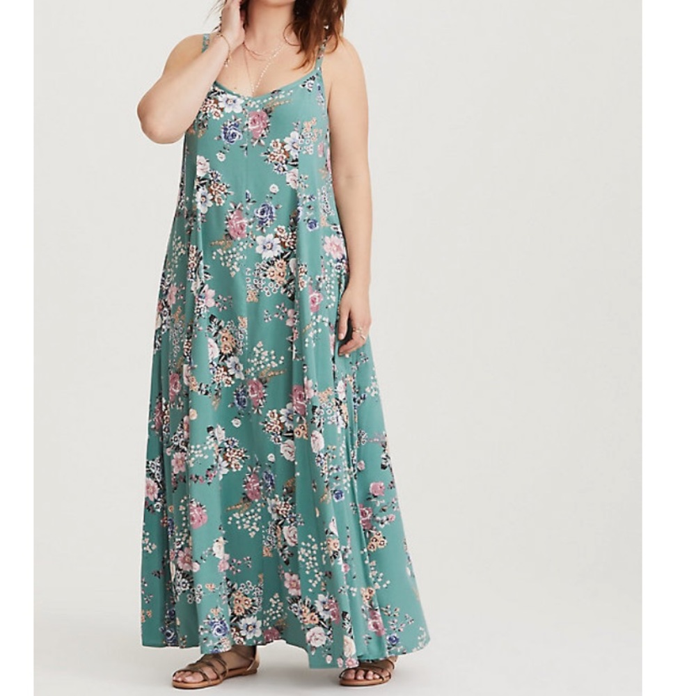 Torrid Trapeze Maxi Dress Size 3x